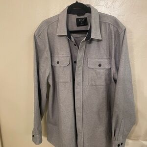 BYLT Basics Men's Heather Gray Shirt Jacket